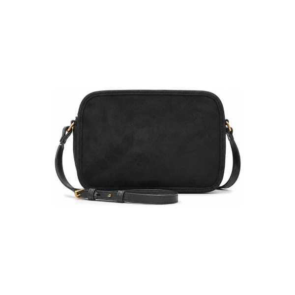 LIU JO - Borsa nera in camoscio con tracolla - af6011t711a