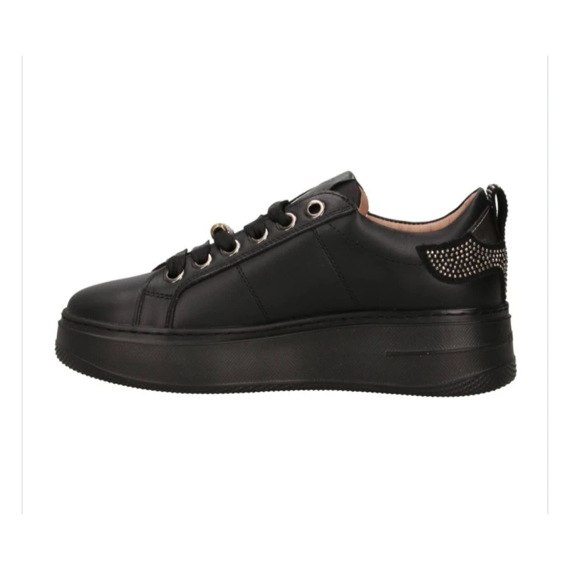 KEYS - Sneakers nero con strass - k-11212