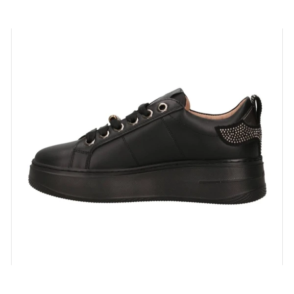 KEYS - Sneakers nero con strass - k-11212