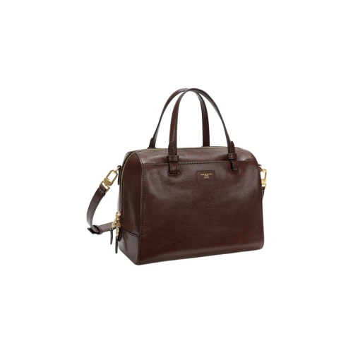 NANNINI - Borsa marrone con manici e tracolla - 20724 2