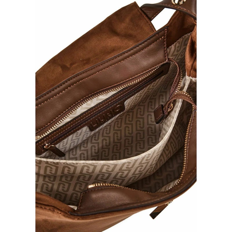 LIU JO - Borsa tabacco con borchie - af6113t711a