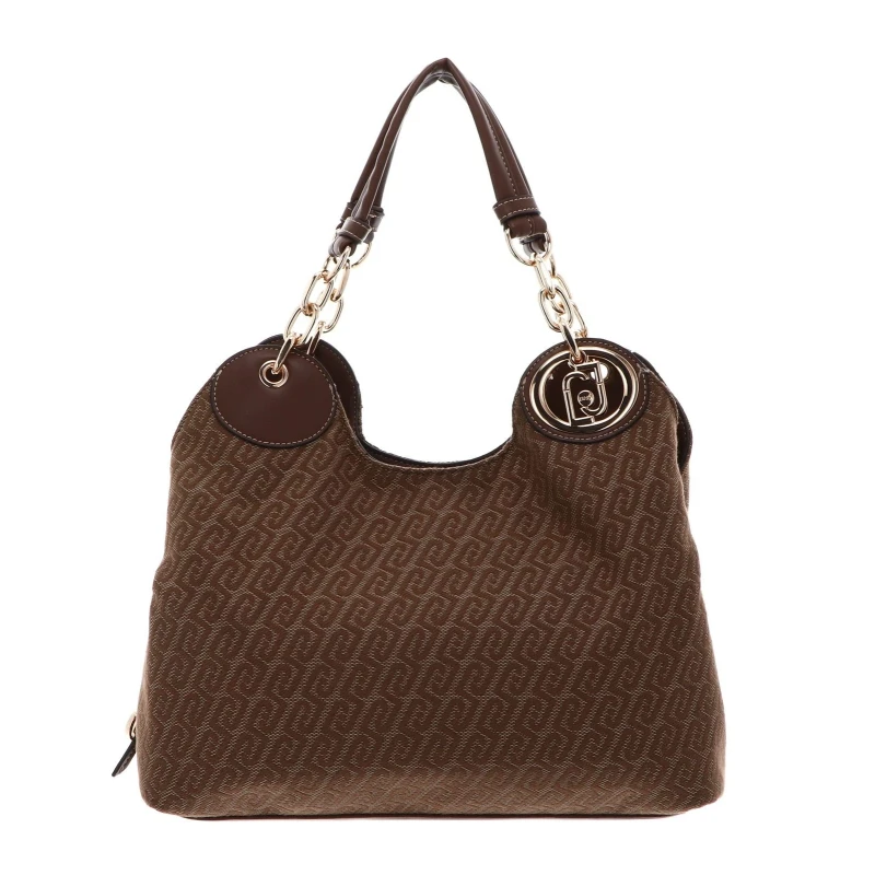 LIU JO - Borsa tabacco logata con tracolle - af6024t706a