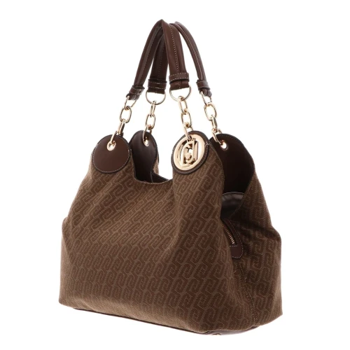 LIU JO - Borsa tabacco logata con tracolle - af6024t706a 2