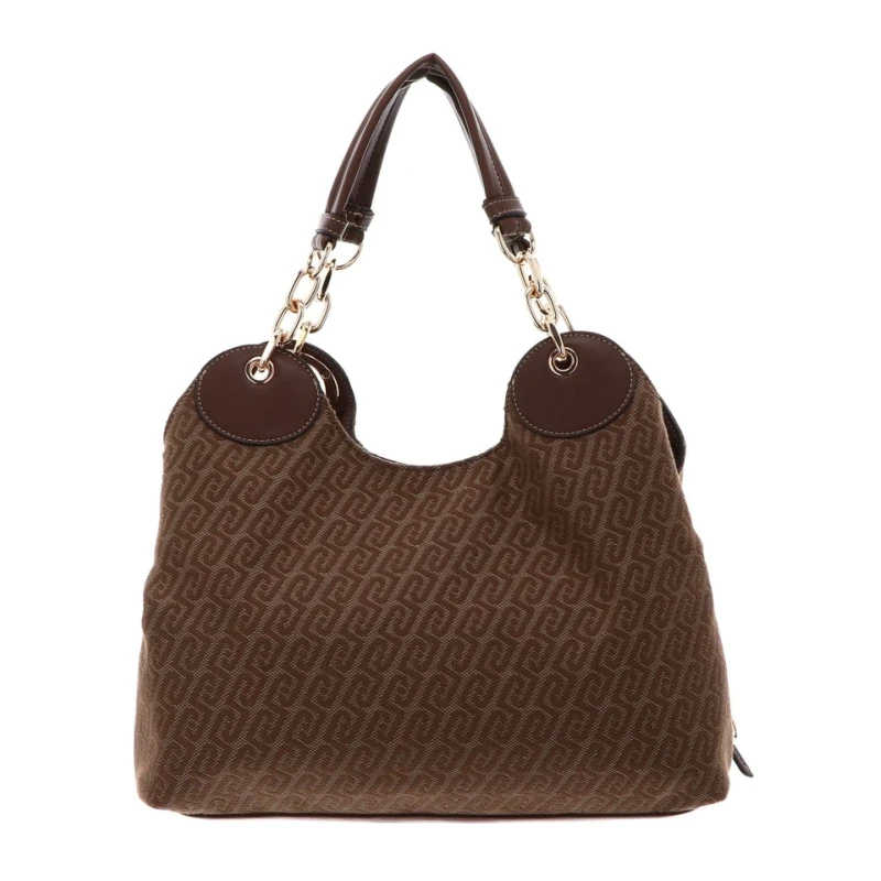 LIU JO - Borsa tabacco logata con tracolle - af6024t706a