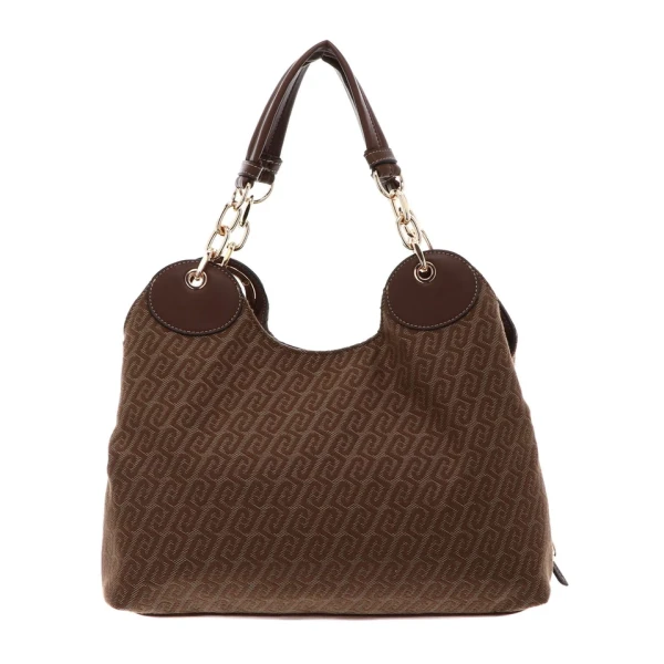 LIU JO - Borsa tabacco logata con tracolle - af6024t706a