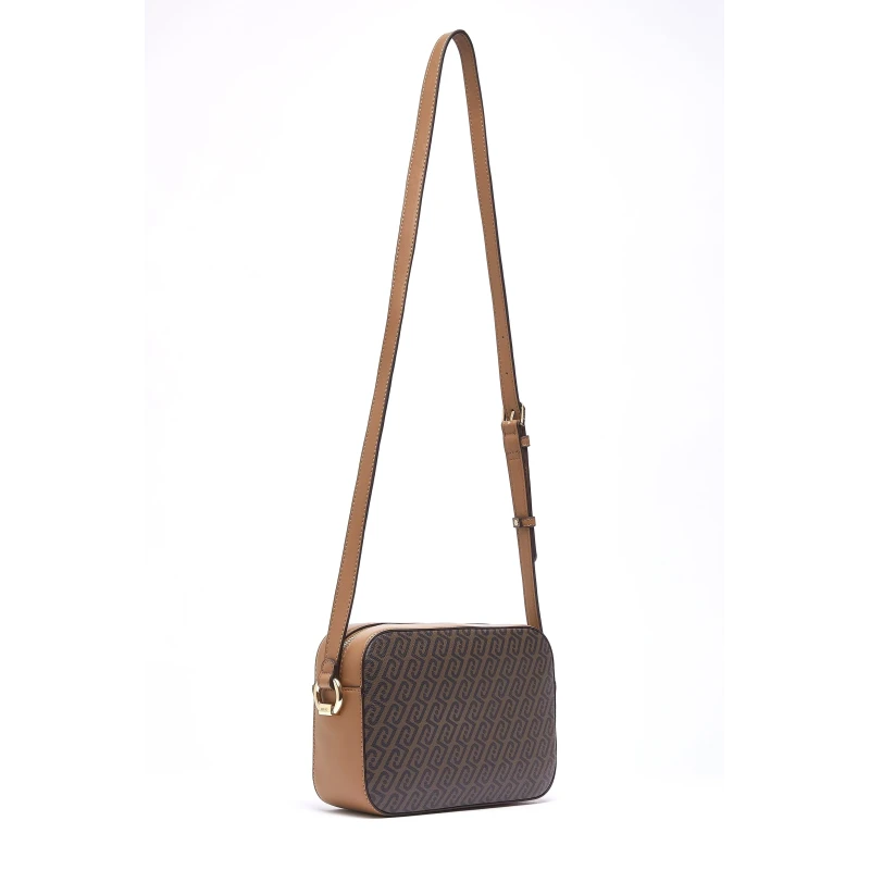 LIU JO - Borsa marrone logata con tracolla - af6211e1137