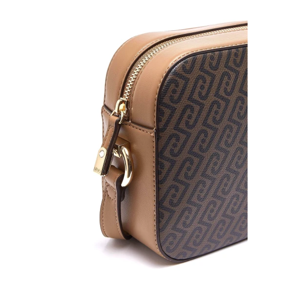 LIU JO - Borsa marrone logata con tracolla - af6211e1137