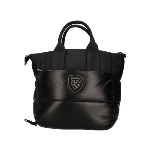 BLAUER - Borsa nera shopping con manici - f6quartxl01/pad