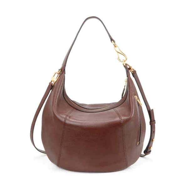 NANNINI - Borsa marrone con manico e tracolla - 22216
