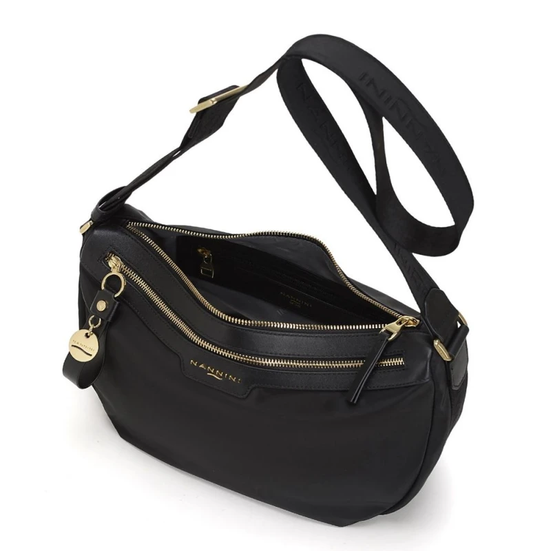 NANNINI - Borsa nera in nylon - 18243