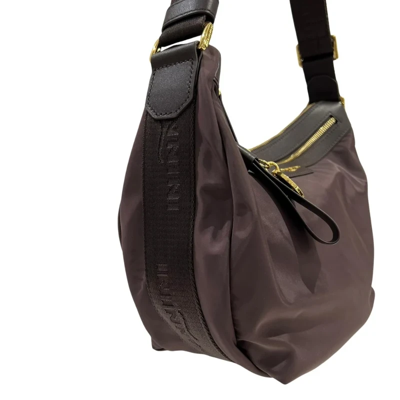 NANNINI - Borsa marrone in nylon - 18243