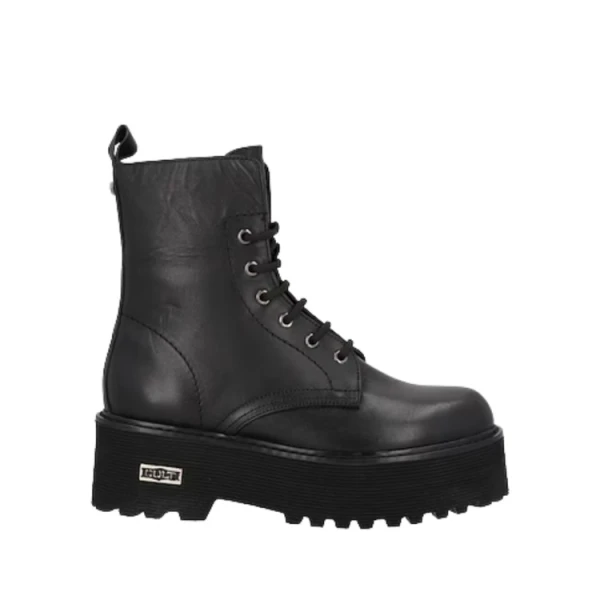 CULT - Stivaletto anfibio nero con para - clw346000