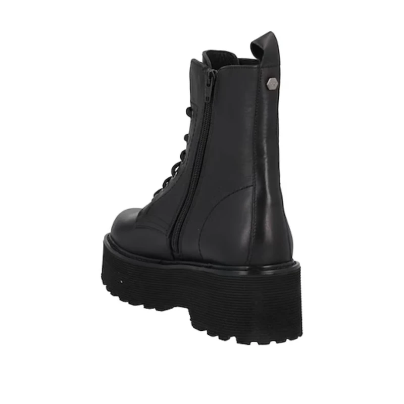 CULT - Stivaletto anfibio nero con para - clw346000
