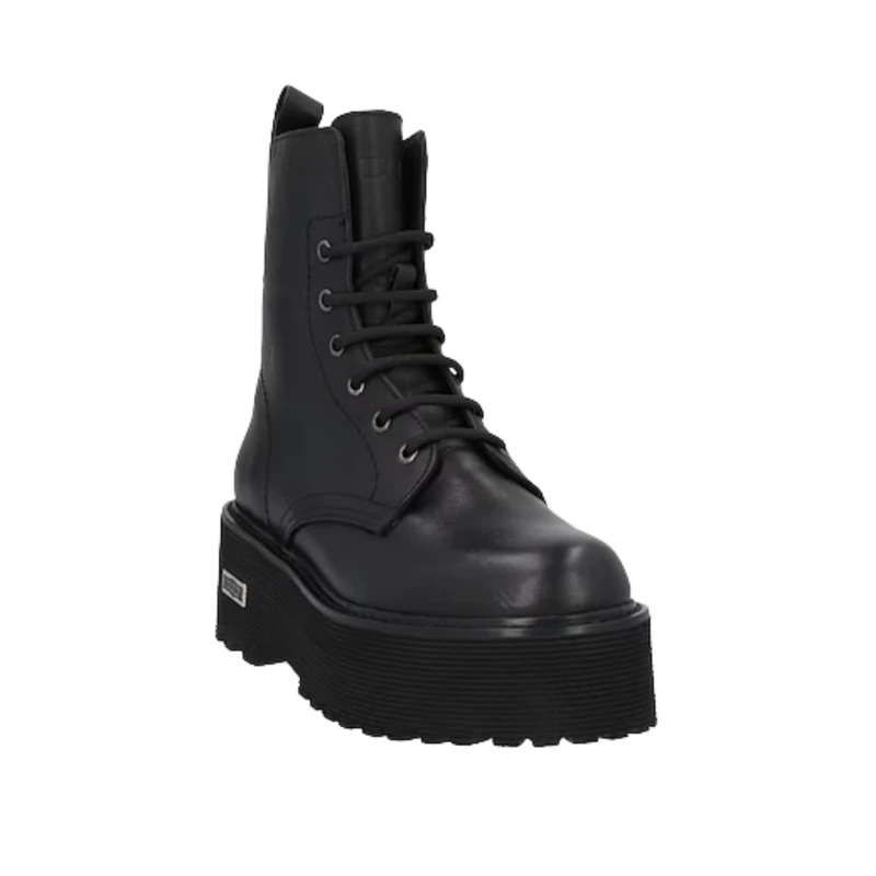 CULT - Stivaletto anfibio nero con para - clw346000