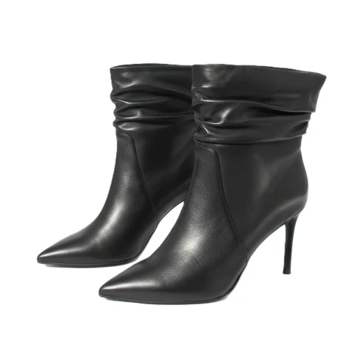 CHICONIC - Tronchetto nero in pelle - 337 2