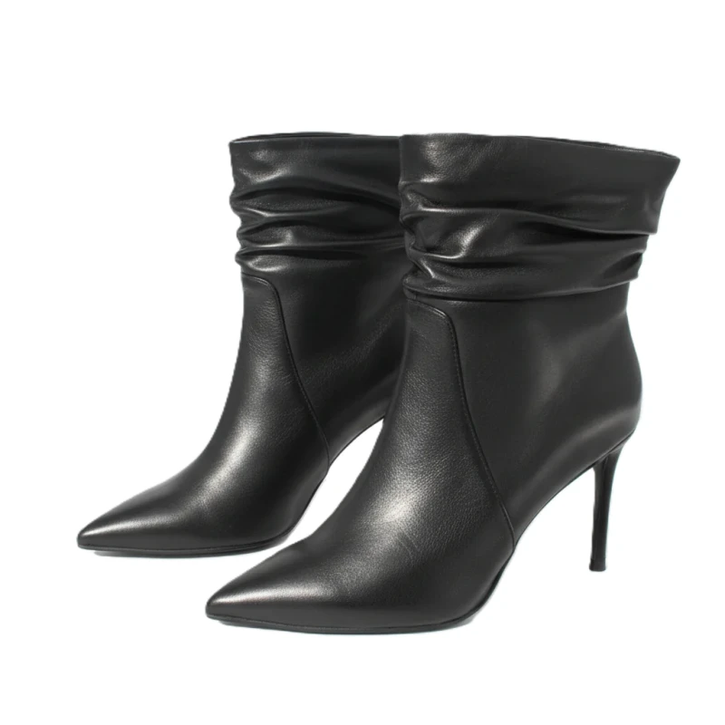 CHICONIC - Tronchetto nero in pelle - 337