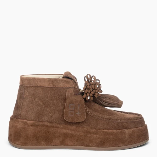 GIO+ - Sneakers polacchino tortora con charms - lola04