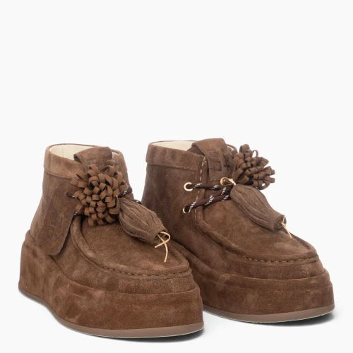 GIO+ - Sneakers polacchino tortora con charms - lola04 2