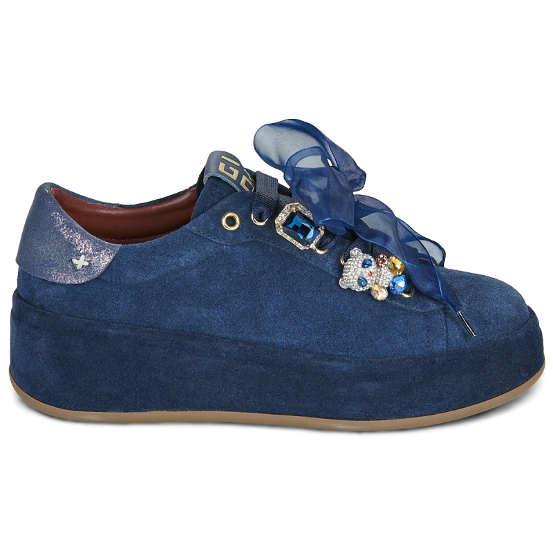 GIO+ - Sneakers blu con charms - olivia148