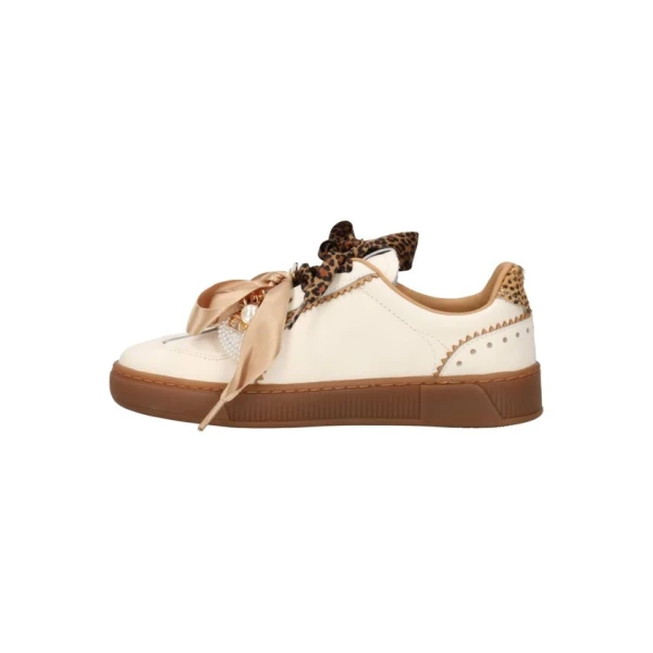 GIO+ - Sneakers panna con charms - blue1030