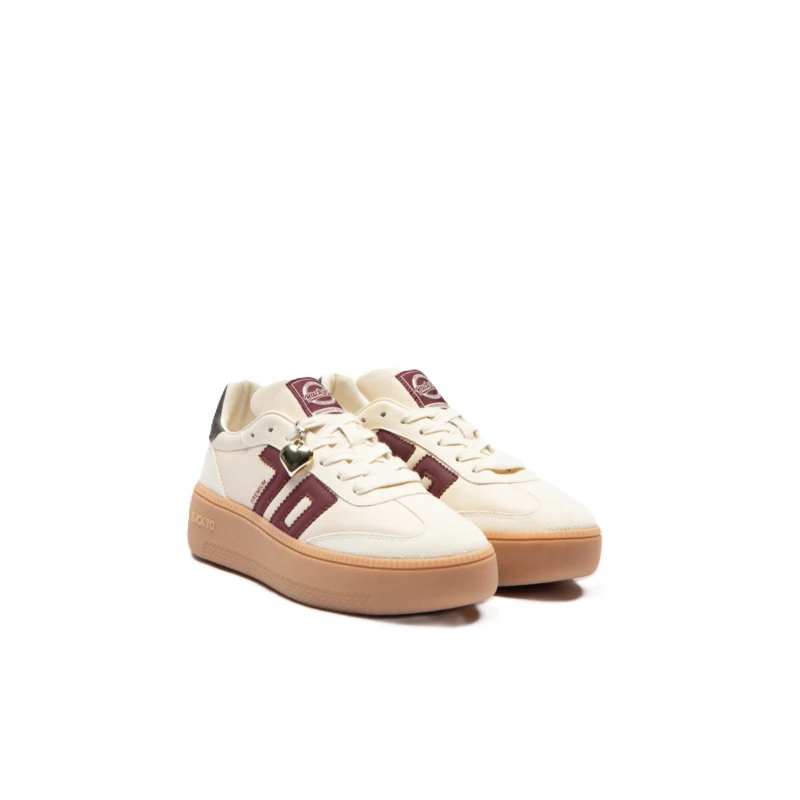 BACK70 - Sneakers panna e bordeaux - 108055-000021