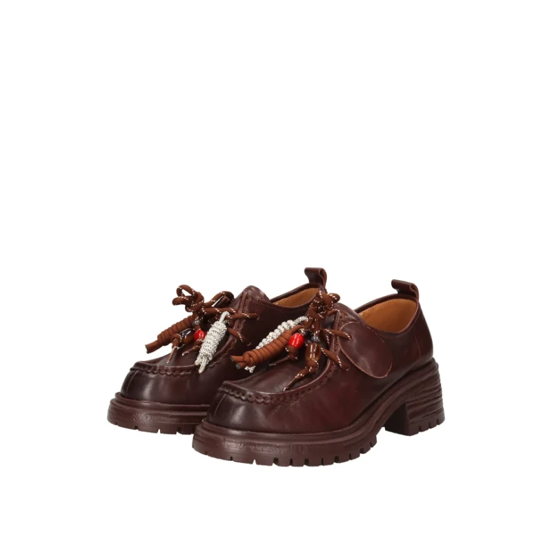 EXE' - Sneakers paraboot in pelle marrone