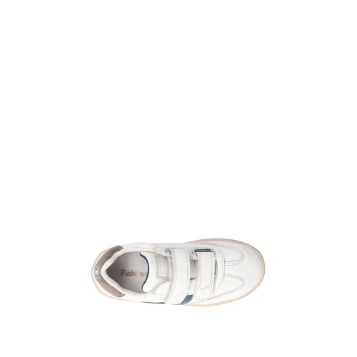 FALCOTTO - Sneakers bianca e blu con velcro - 0012020164.03.1n06 2