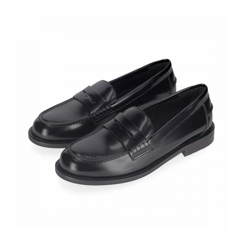 NACREE - Mocassino nero abrasivato - 5145001
