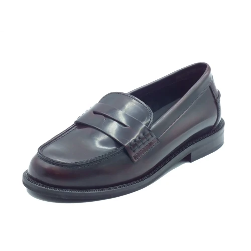 NACREE - Mocassino bordeaux abrasivato - 5145001