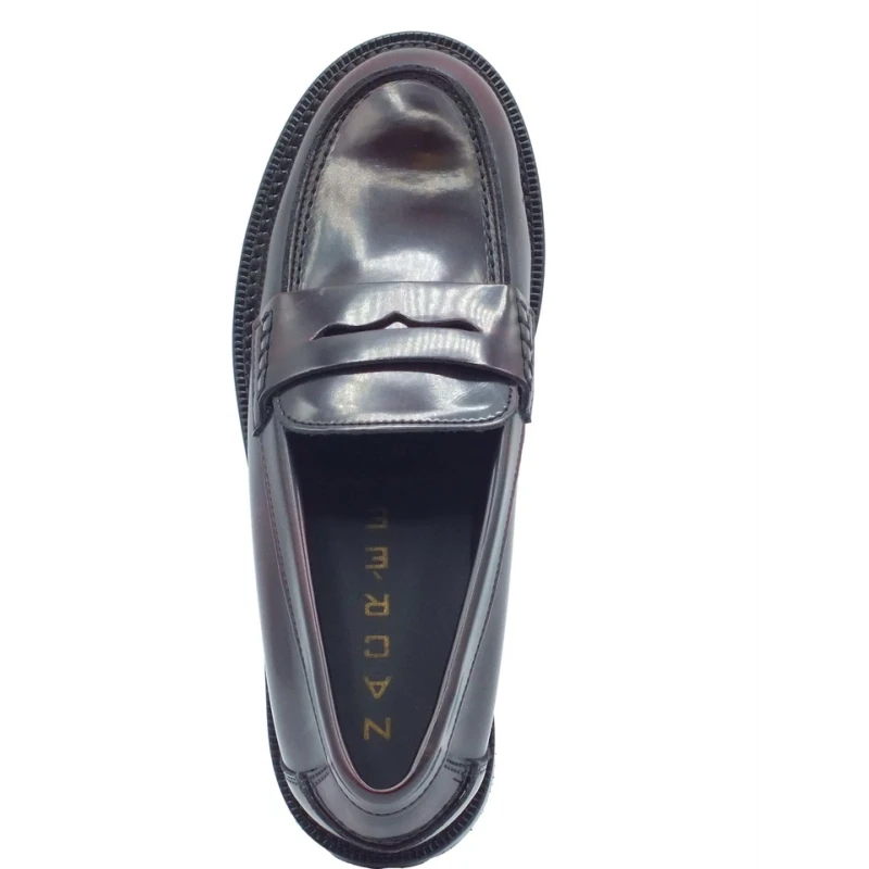 NACREE - Mocassino bordeaux abrasivato - 5145001