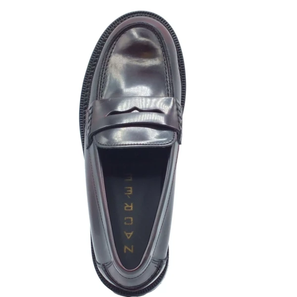 NACREE - Mocassino bordeaux abrasivato - 5145001
