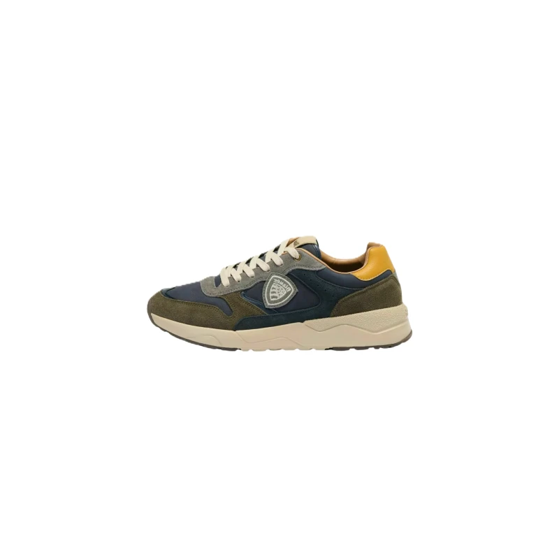 BLAUER - Sneakers blu e verdone - f6ozark01/nus