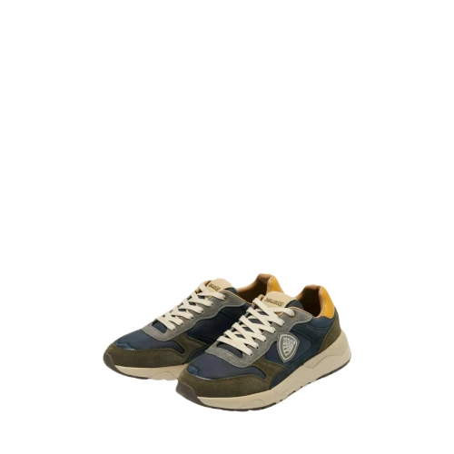BLAUER - Sneakers blu e verdone - f6ozark01/nus 2