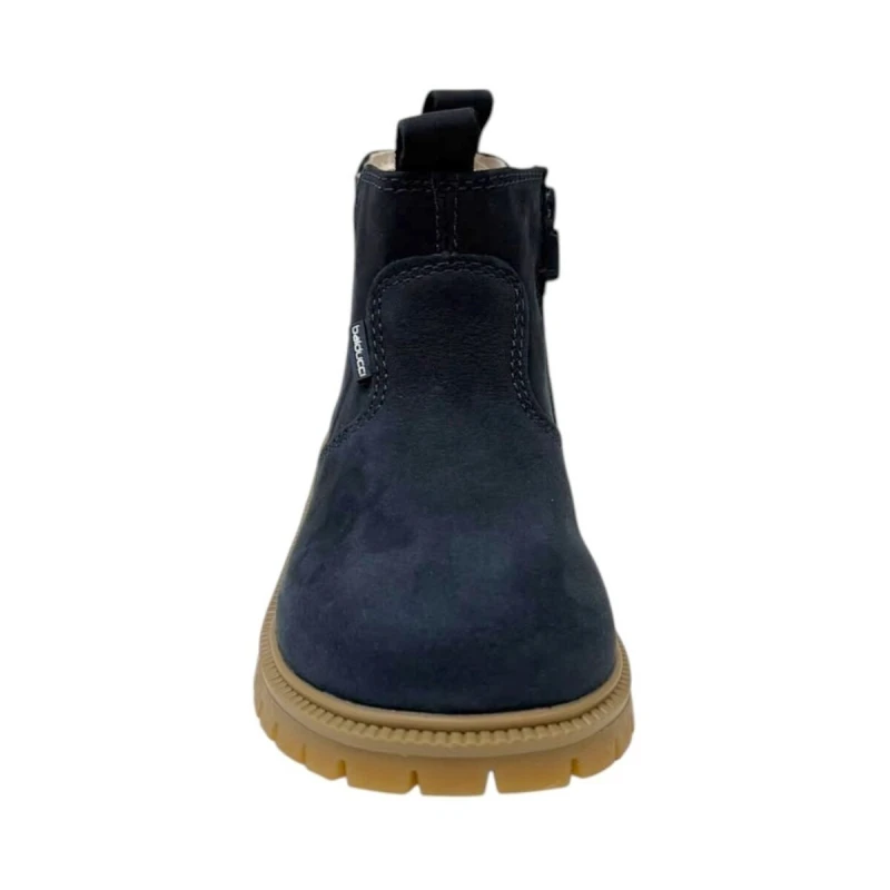 BALDUCCI - Stivaletto blu con elastico colorato - matr2739
