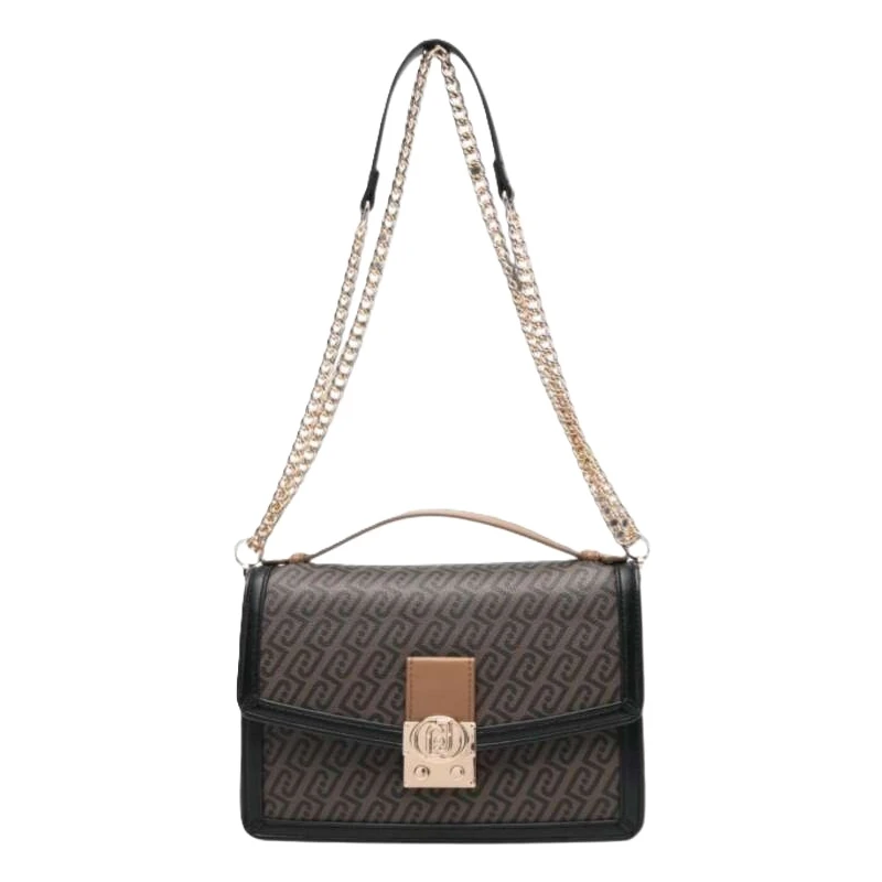 LIU JO - Borsa nera logata con manico - 