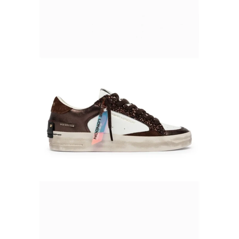 CRIME LONDON - Sneakers bianca e bronzo - 23103aa9.60