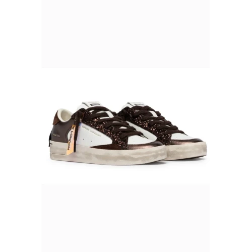 CRIME LONDON - Sneakers bianca e bronzo - 23103aa9.60 2