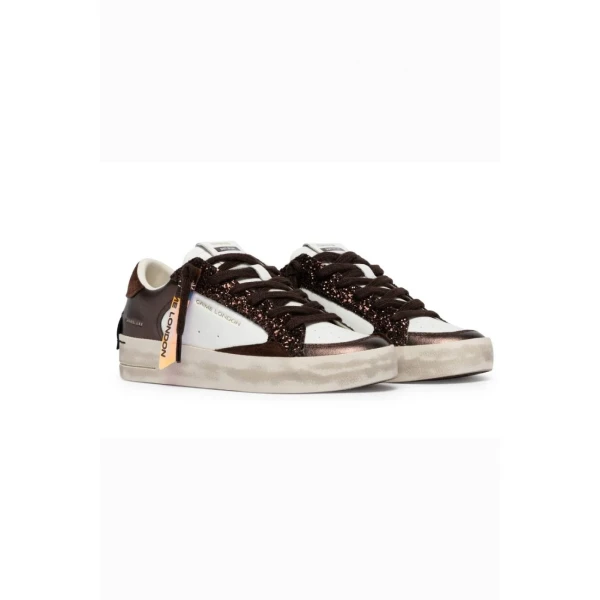 CRIME LONDON - Sneakers bianca e bronzo - 23103aa9.60
