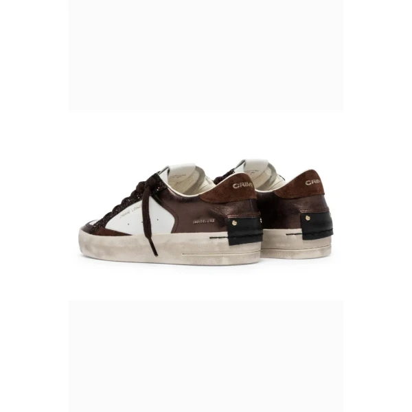 CRIME LONDON - Sneakers bianca e bronzo - 23103aa9.60