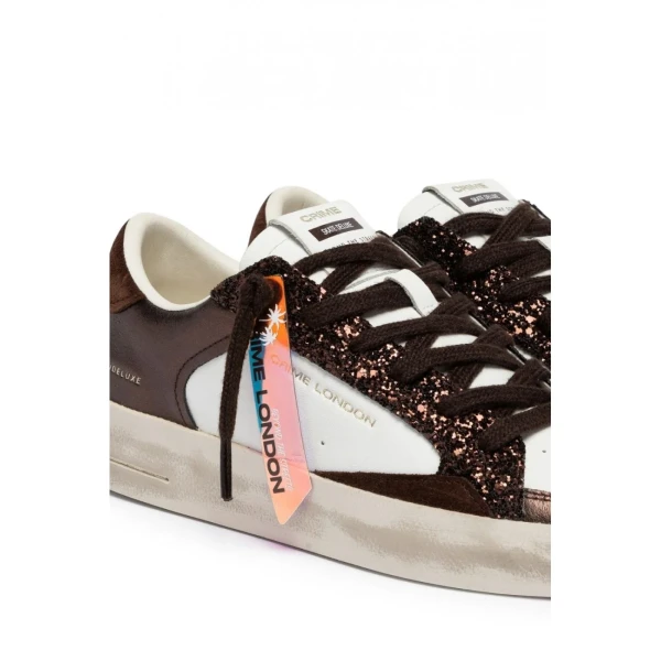 CRIME LONDON - Sneakers bianca e bronzo - 23103aa9.60