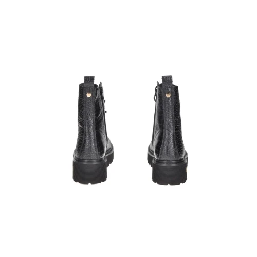 CULT - Stivaletto anfibio nero in cocco - clw303702 2