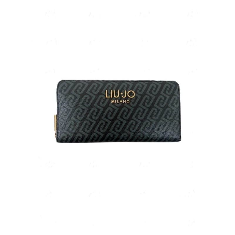 LIU JO - Portafoglio nero logato - af6170e1137
