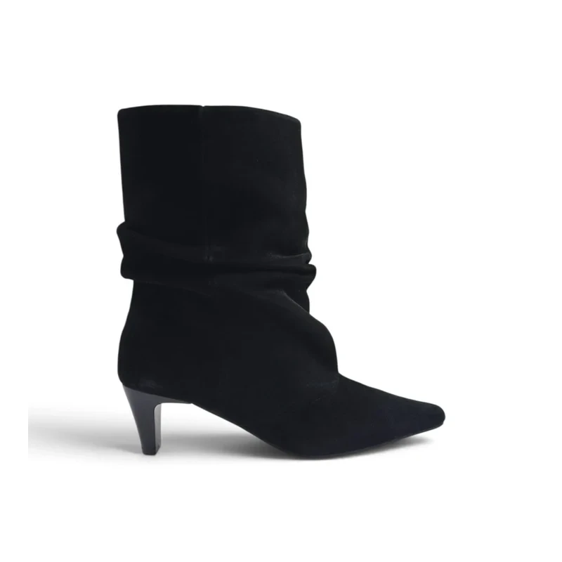 EXE' - Stivaletto nero camoscio - bds25311