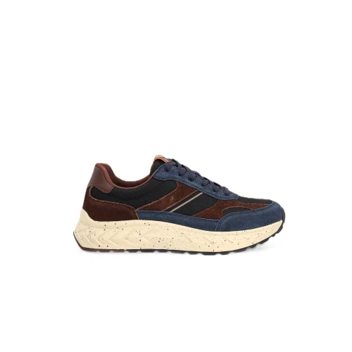 FRAU - Sneakers blu e marrone - ax065