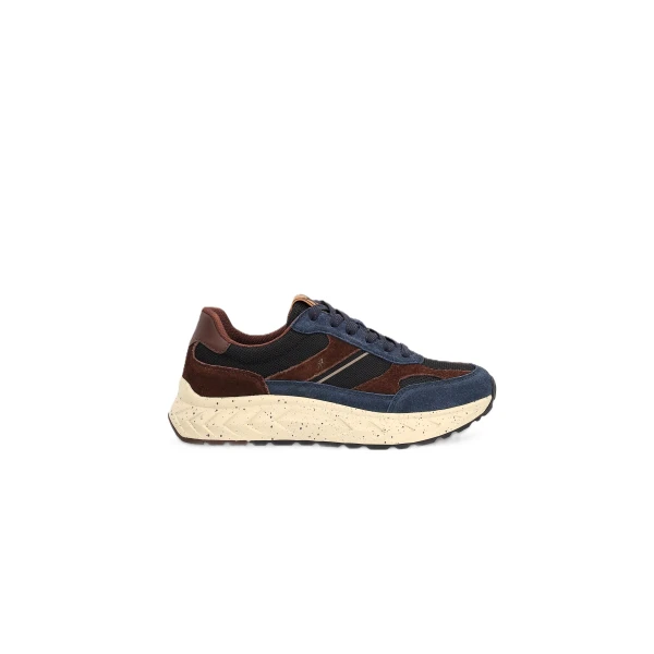 FRAU - Sneakers blu e marrone - ax065