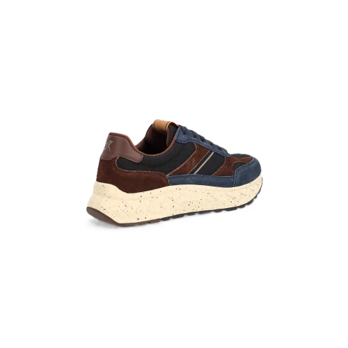 FRAU - Sneakers blu e marrone - ax065 2