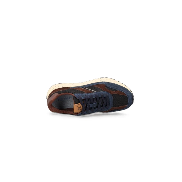 FRAU - Sneakers blu e marrone - ax065