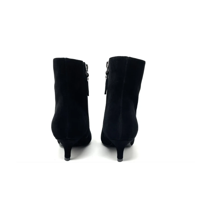 JANET&JANET - Stivaletto nero in camoscio - j-1095