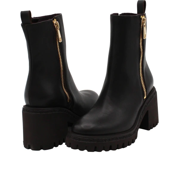 LORENZO MARI - Stivaletto marrone con zip laterale - sophie01