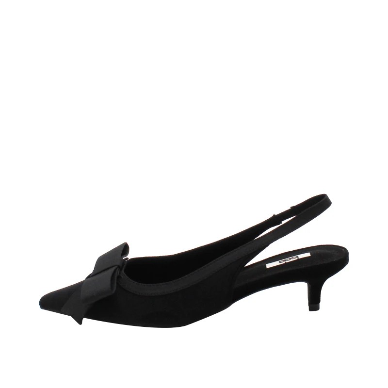 ISEIA - Decollete' nero con fiocco - s26590